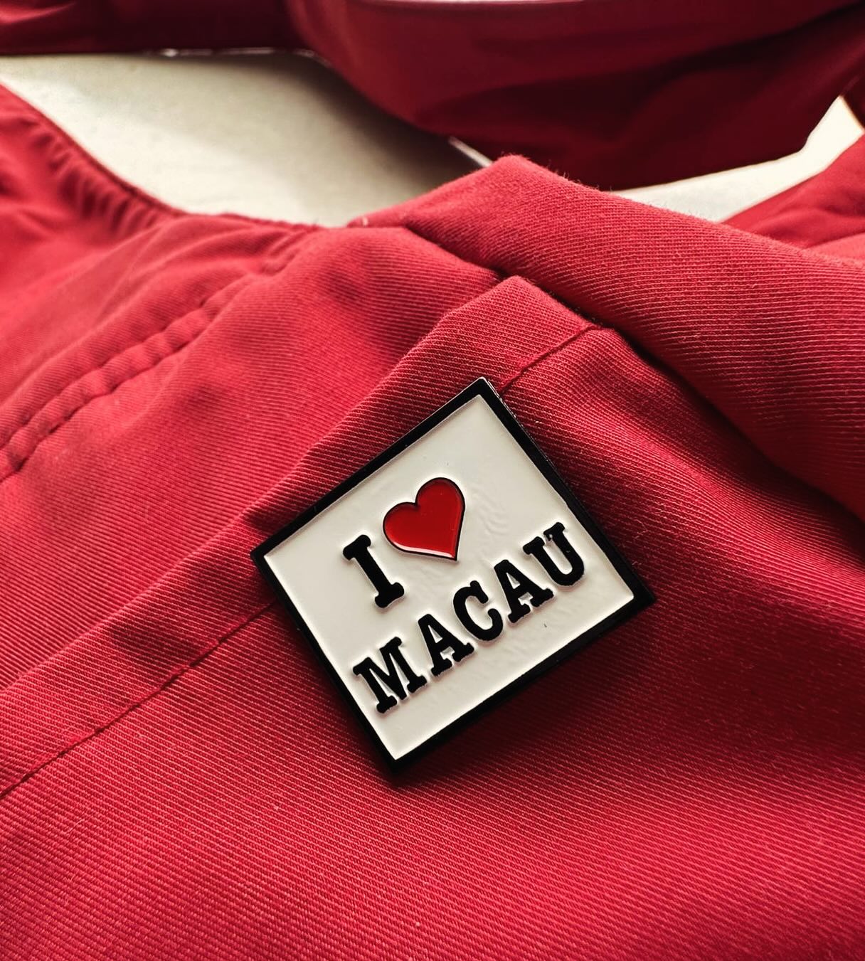 I Heart Macau Pin