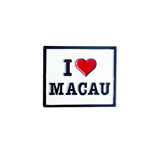 I Heart Macau Pin
