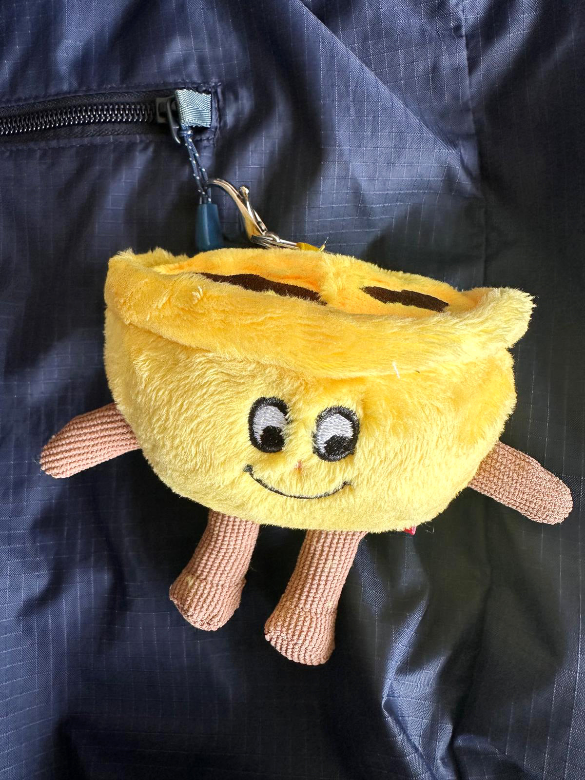 Egg Tart Plush Keychain