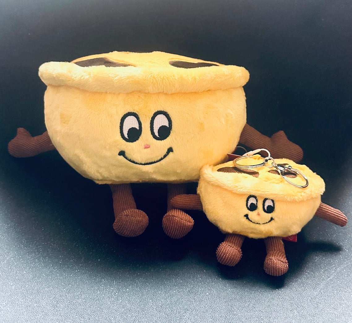 Egg Tart Plush Keychain