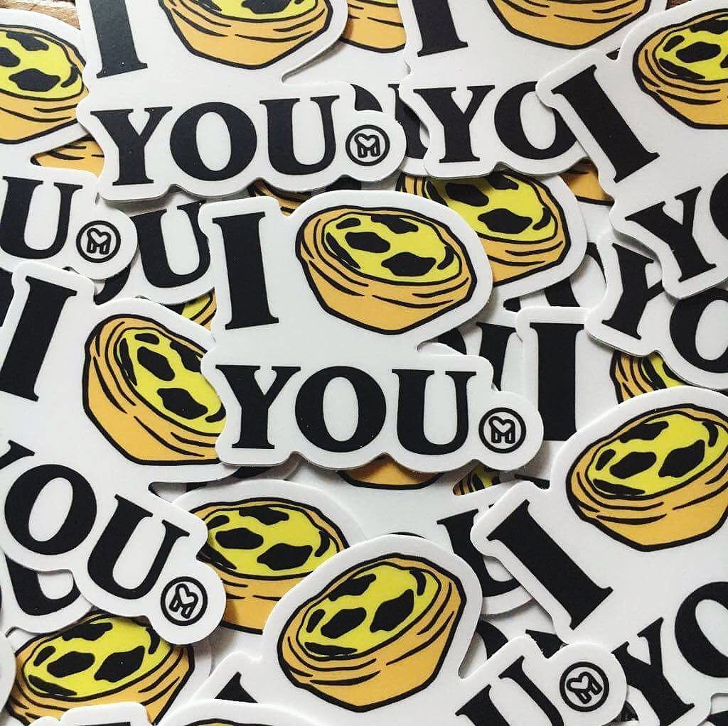 I Eggtart You Sticker