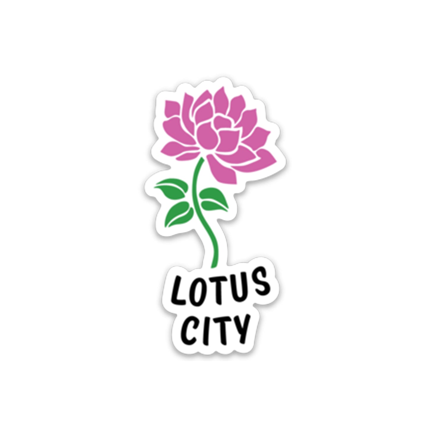 Lotus City Sticker