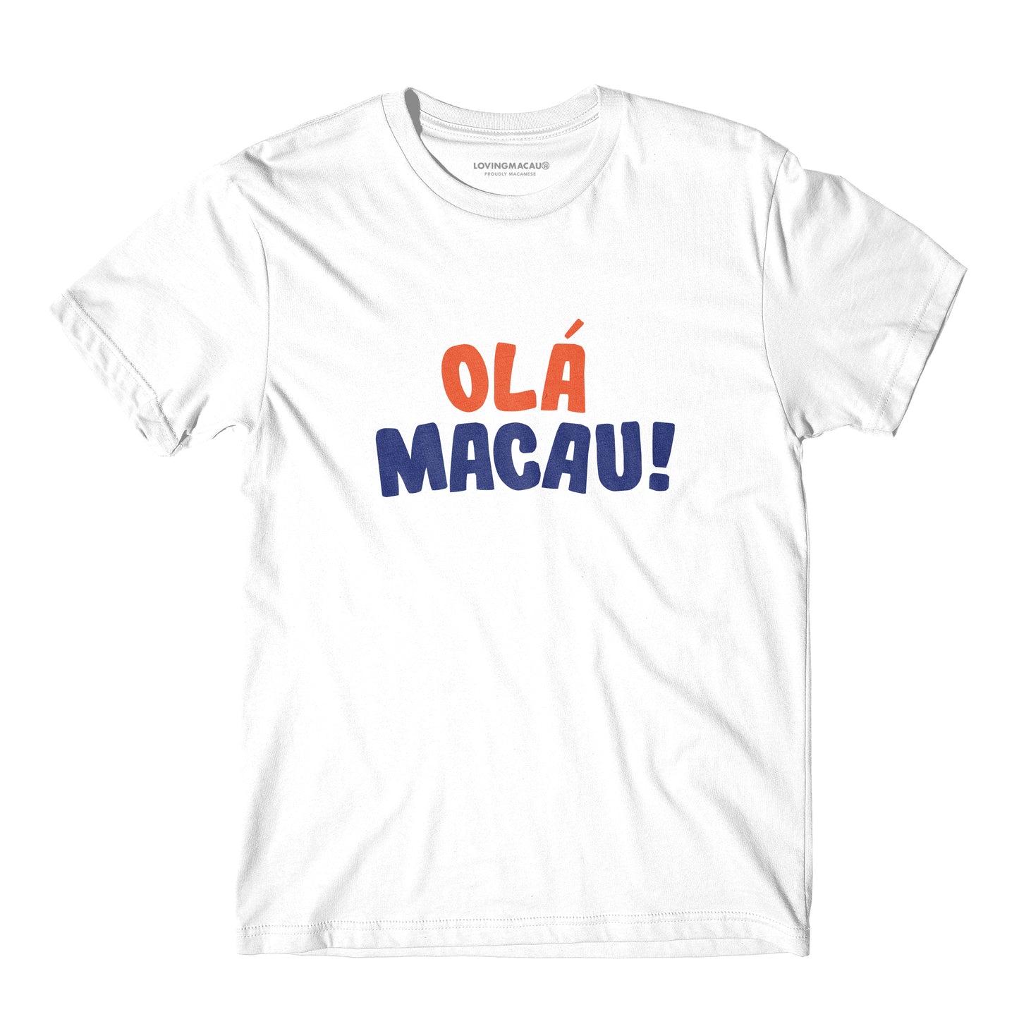 Ola! Tee (Orange/Navy)