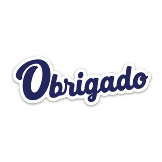Obrigado Sticker