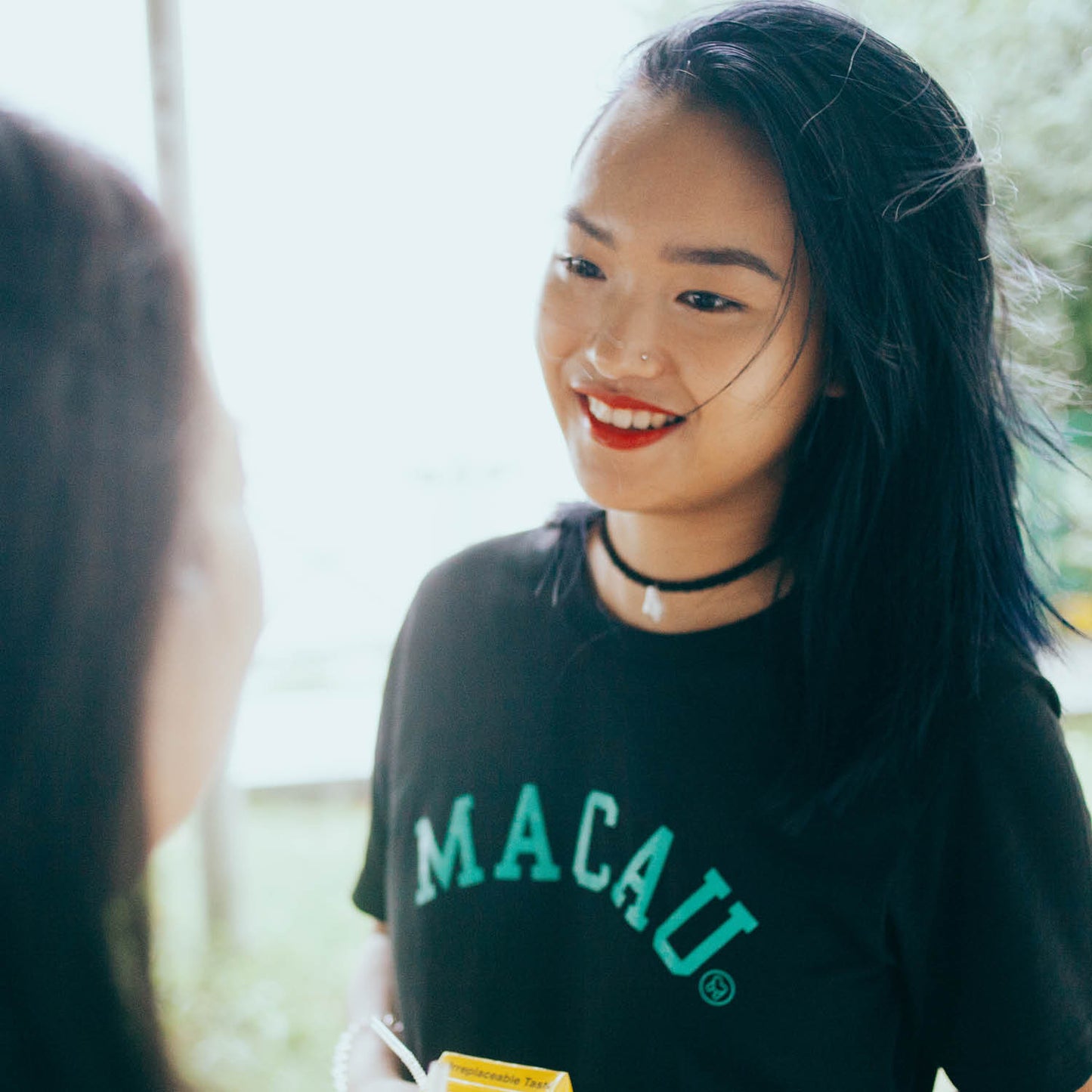 College Tee (Black/Green)