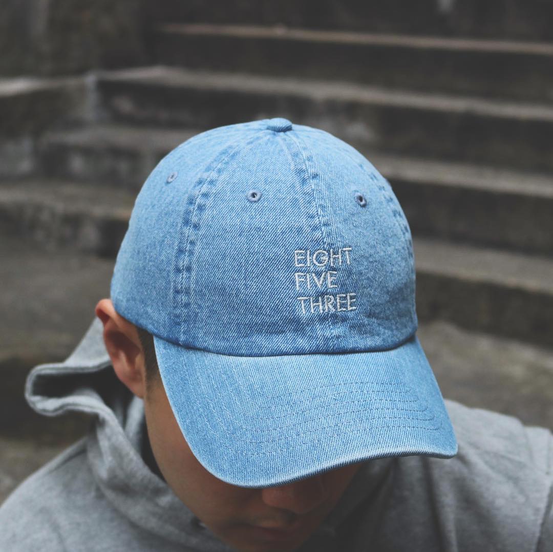 Eight Five Three Dad Cap (Denim)