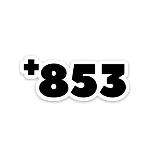 +853 Sticker