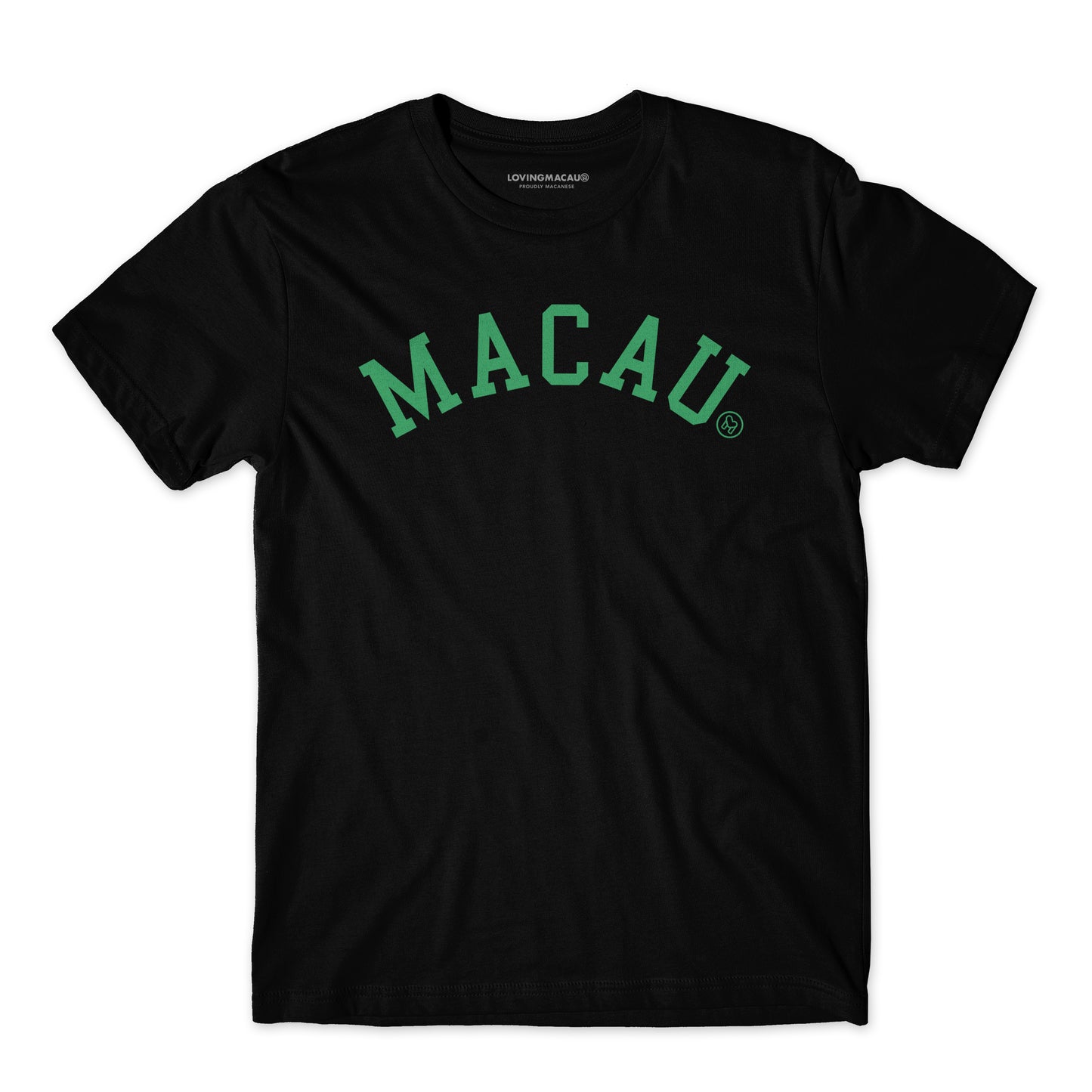 College Tee (Black/Green)