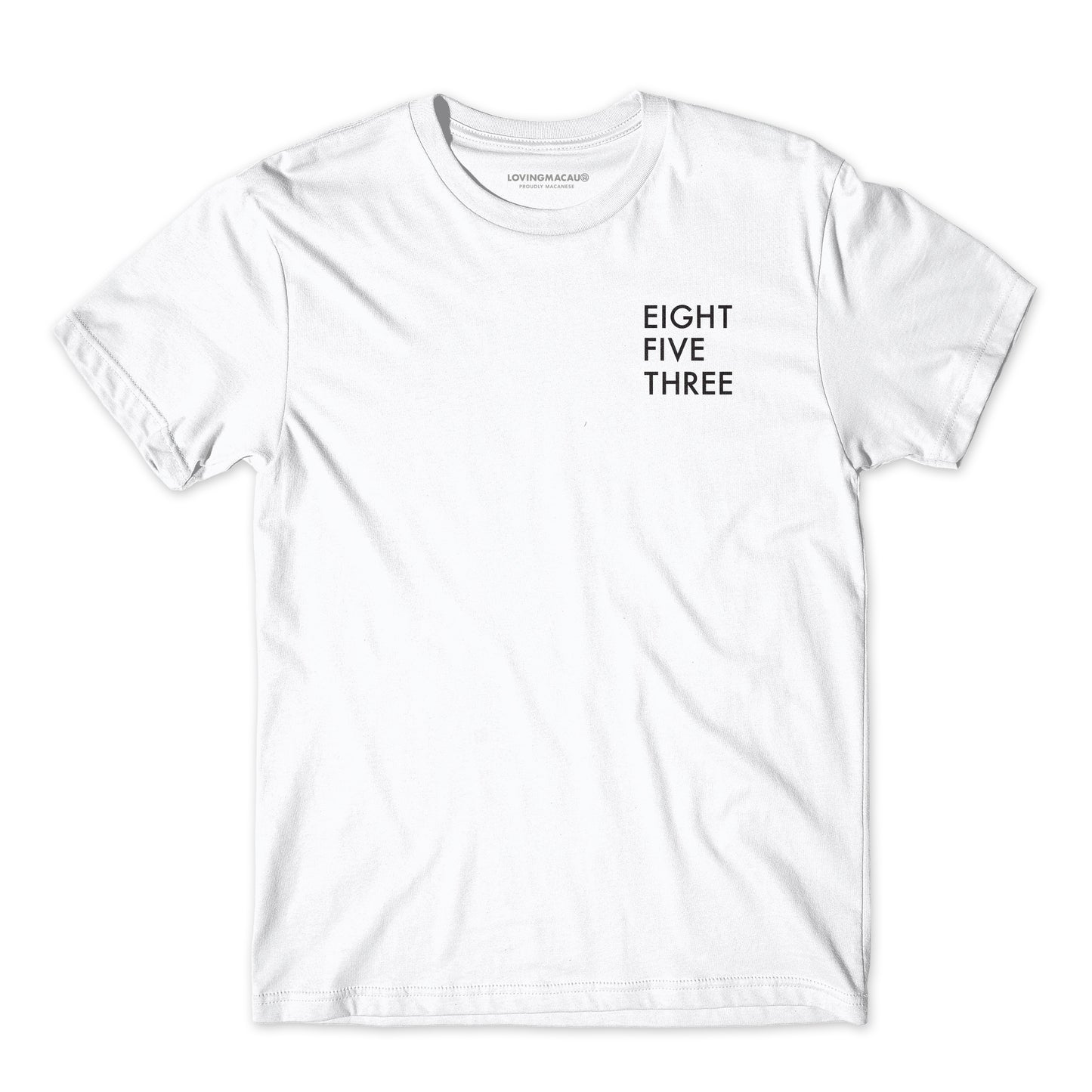 Eight Five Three Tee (White)