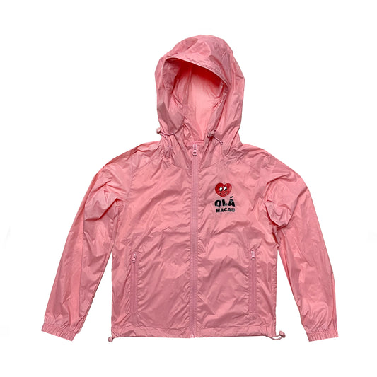 Kids OLÁ MACAU Lightweight Jacket (Pink)