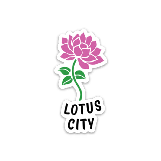 Lotus City Sticker
