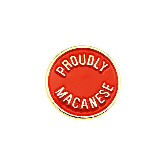 Proudly Macanese Pin (Red)