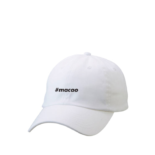 #Macao Dad Cap (White)
