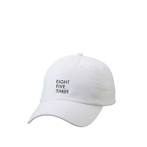 Eight Five Three Dad Cap (White)
